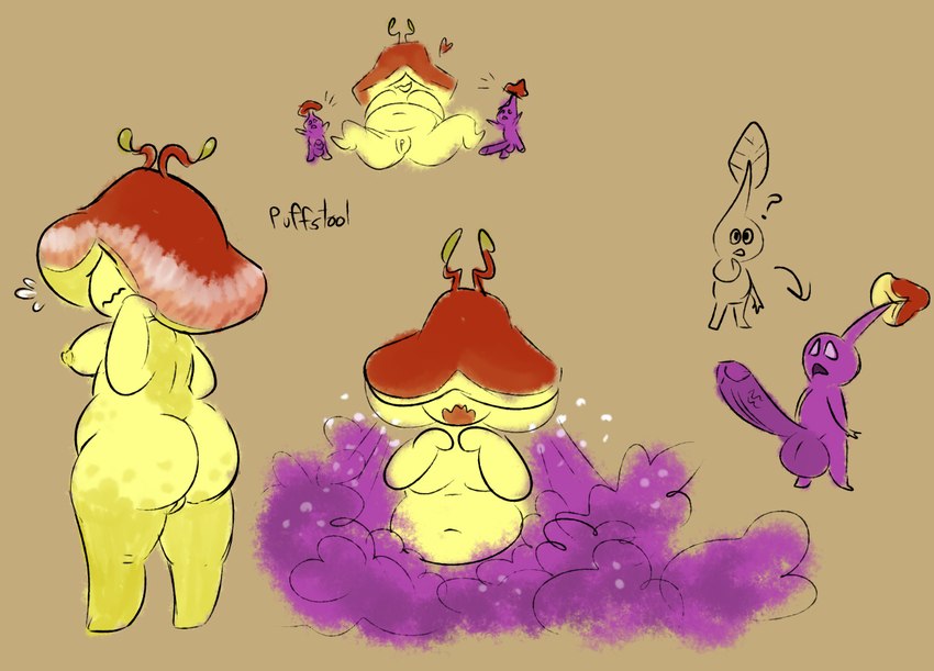 anthro balls big_balls big_penis body_part_growth breasts dominant dominant_female female fungus genital_growth genitals group group_sex growth huge_penis hypnosis male male/female mind_control nude penis penis_growth plant sex slightly_chubby slightly_chubby_female spores ohohseesee nintendo pikmin blue_pikmin elemental_creature flora_fauna fungi_fauna mushroom_pikmin pikmin_(species) puffstool