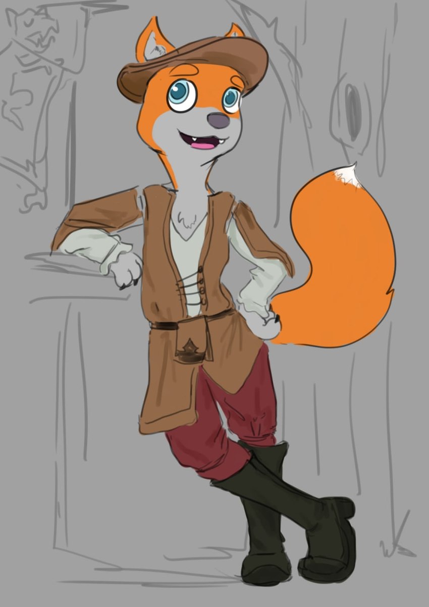 fan character and pseudofox (zootopia and etc) created by kranny (artist)