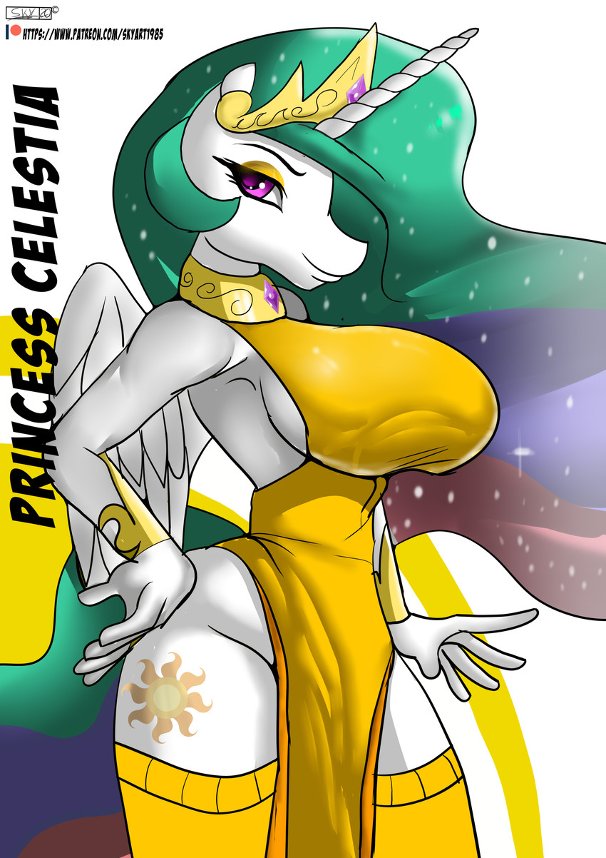 princess celestia (friendship is magic and etc) created by skyart301