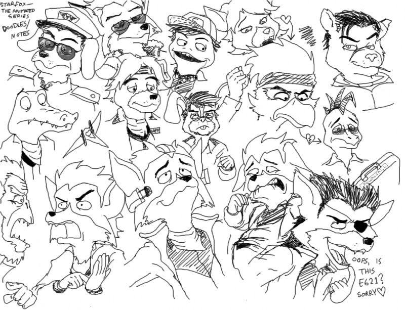 anthro arwing female group heart_symbol male fredryk_phox a_fox_in_space nintendo paintchat star_fox andross bill_grey falco_lombardi fox_mccloud general_pepper james_mccloud katt_monroe leon_powalski panther_caroso peppy_hare slippy_toad wolf_o'donnell canid canine canis crocodile crocodilian fox lizard mammal reptile scalie wolf monochrome