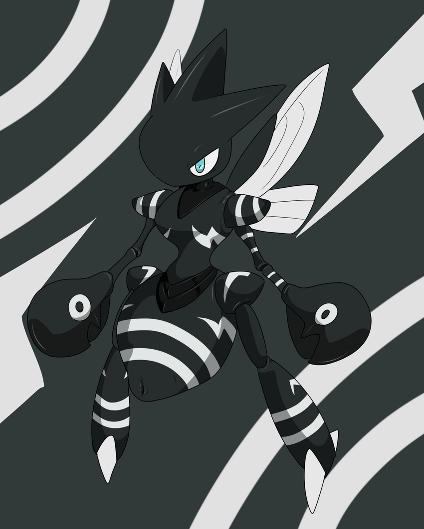 abstract_background alternate_color animal_genitalia arthropod_abdomen arthropod_abdomen_cloaca arthropod_abdomen_genitalia cloaca female genitals solo sewage_aqua nintendo pokemon arthropod generation_2_pokemon generation_5_pokemon hybrid pokemon_(species) scizor zebstrika hi_res