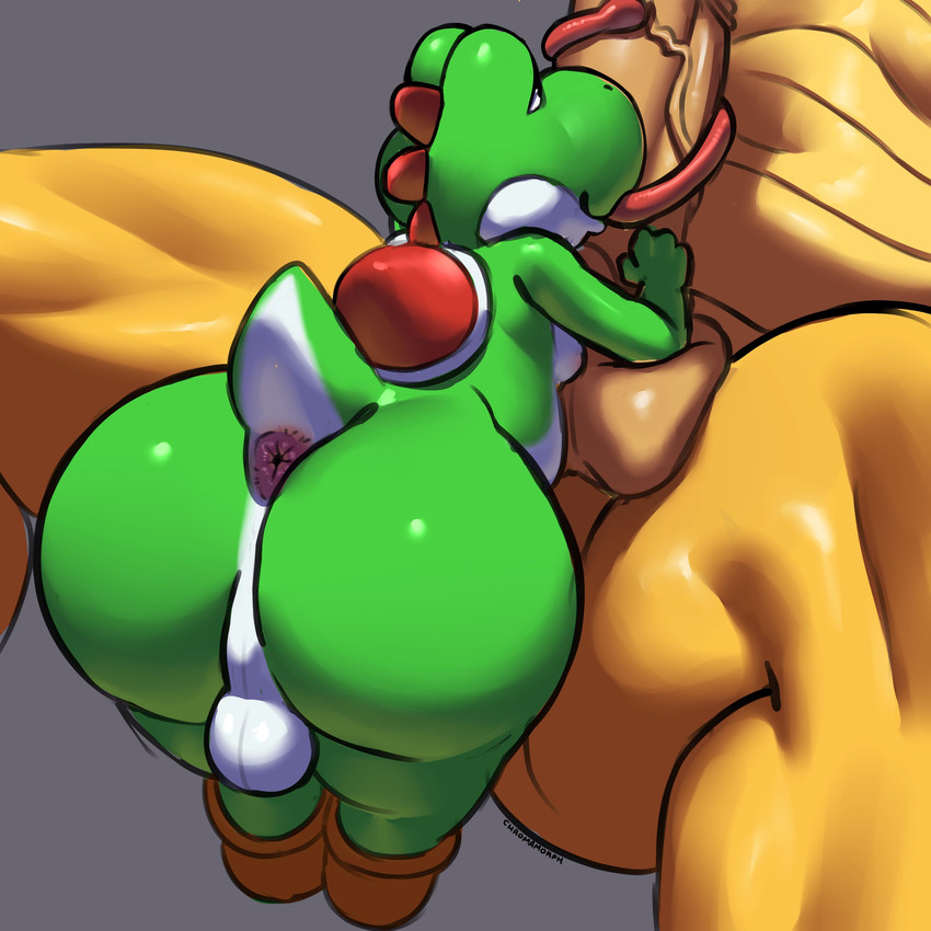 bowser (mario bros and etc) created by chromamorph