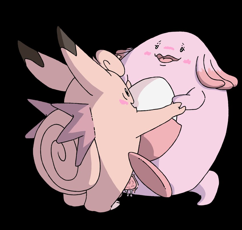 balls blush clitoris duo egg female genitals hand_holding male male/female open_mouth penis pink_body simple_background tail transparent_background vaginal wings flygon_(artist) ripparu nintendo pokemon chansey clefable generation_1_pokemon pokemon_(species) alpha_channel hi_res