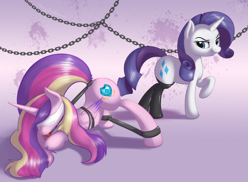 princess cadance and rarity (friendship is magic and etc) created by skipsy