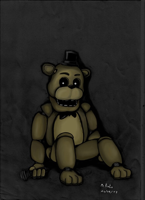 golden freddy (five nights at freddy's and etc) created by mrkinto