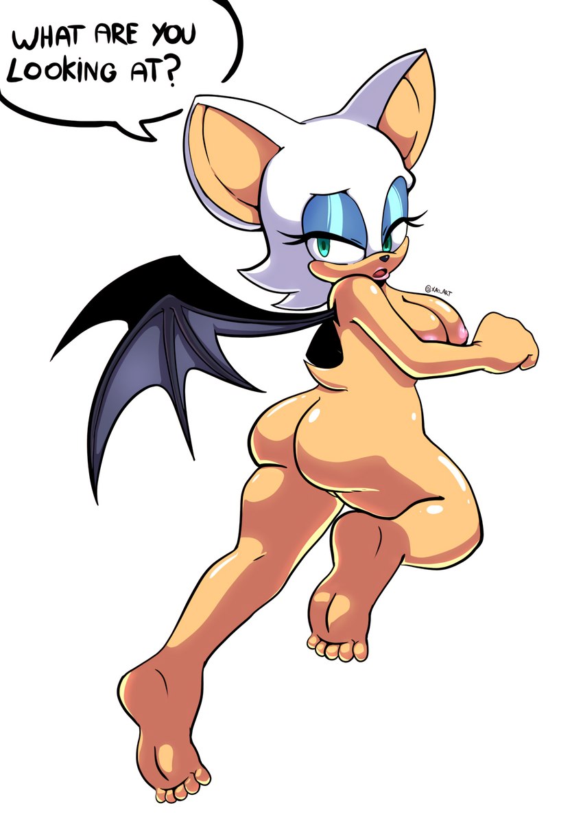 rouge the bat (sonic the hedgehog (series) and etc) created by xao art