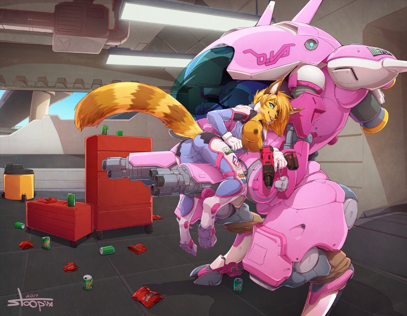 d.va and pumzie (blizzard entertainment and etc) created by stoopix