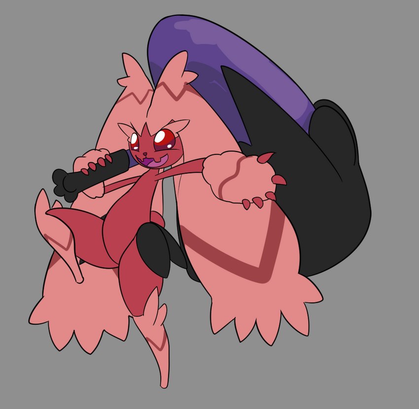 ambiguous_gender anthro big_ears clean_lineart cotton_tail eyelashes featureless_feet feet floppy_ears fur fusion grey_background hammer holding_hammer holding_object holding_tool holding_weapon looking_at_viewer lop_ears no_shading open_mouth open_smile pink_body pink_fur pokemon_fusion red_eyes simple_background smile solo thick_thighs tools weapon wide_hips king_of_sorrow_(artist) thekingofsorrow nintendo pokemon generation_4_pokemon generation_9_pokemon hybrid lopunny pokemon_(species) tinkaton digital_media_(artwork) flat_colors