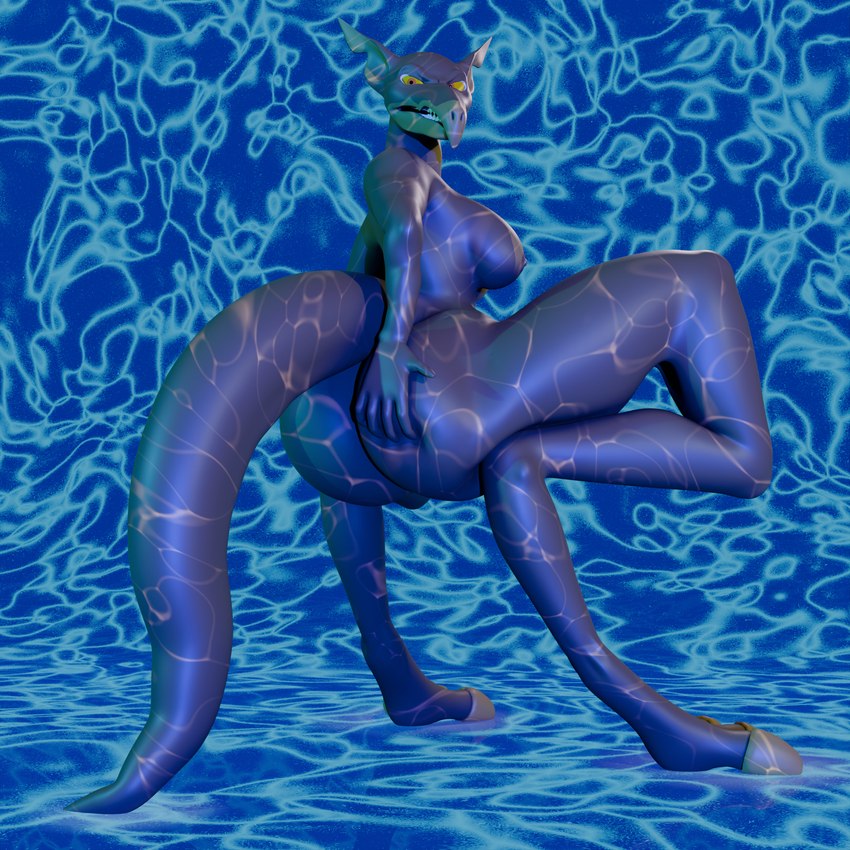 angry big_butt butt crouching female hand_on_butt hand_on_own_butt huge_butt long_legs prison solo spread_legs spreading thick_thighs yellow_sclera indane blender_cycles don_bluth titan_a.e. stith alien mantrin 1:1 3d_(artwork) blender_(artwork) digital_media_(artwork) hi_res