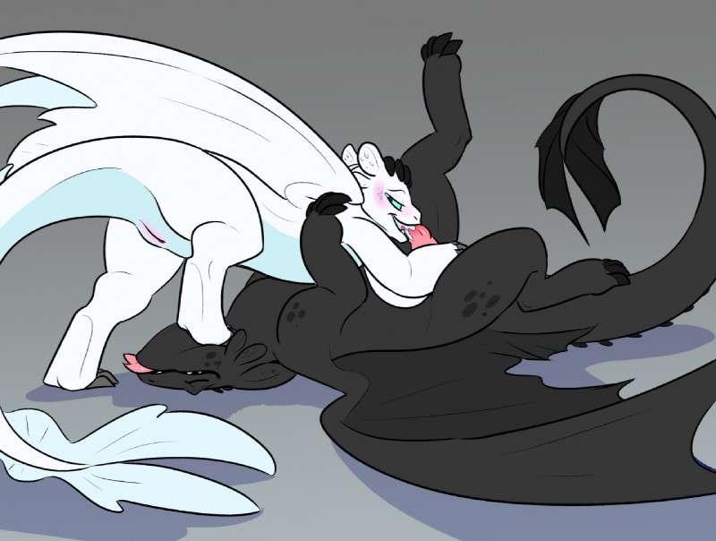 nubless and toothless (how to train your dragon and etc) created by stupidshepherd