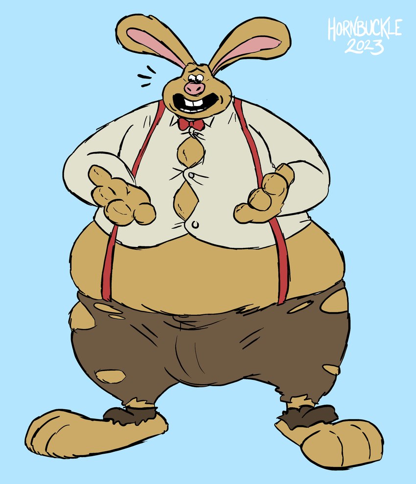 after_transformation anthro clothing formation male solo torn_clothing transformation hornbuckle aardman_animations wallace_and_gromit wallace_(wallace_and_gromit) lagomorph mammal werecreature werelagomorph wererabbit absurd_res hi_res