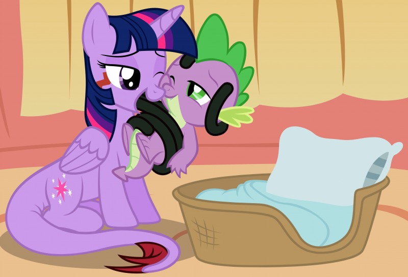 anthro basket container cuddling dog_bed duo face_squish feathered_wings feathers female feral hair horn male multicolored_hair pet_bed pillow purple_hair semi-anthro squish tail tentacle_tongue tentacles tongue two_tone_hair wings badumsquish friendship_is_magic hasbro my_little_pony mythology spike_(mlp) twilight_sparkle_(mlp) dragon equid equine mammal mythological_creature mythological_equine mythological_scalie scalie tatzlpony tatzlwurm winged_unicorn 2015 absurd_res hi_res