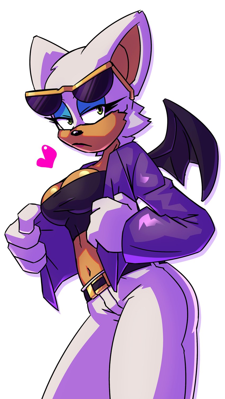 rouge the bat (the murder of sonic the hedgehog and etc) created by bonk150