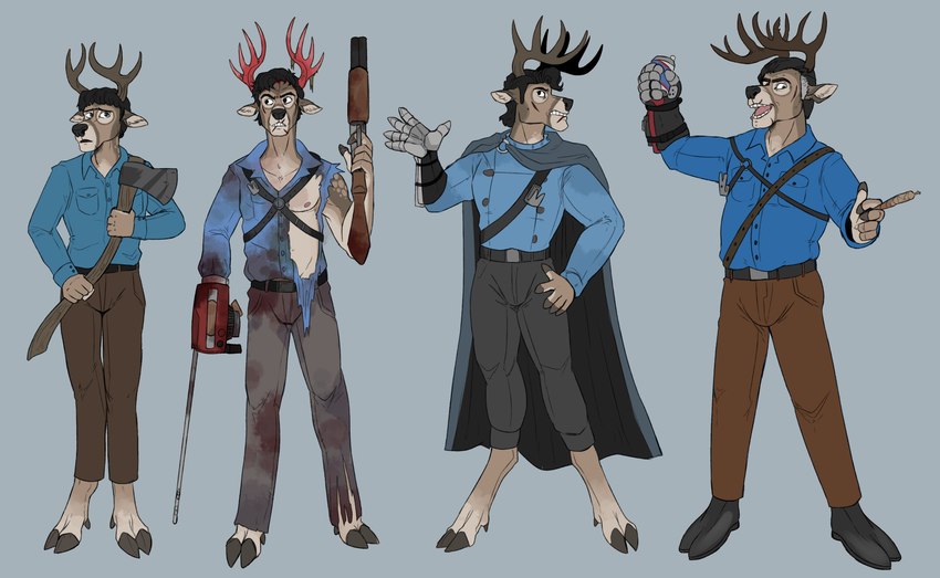 ash williams (evil dead) created by imperatorcaesar