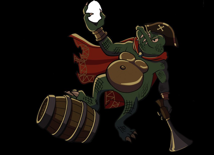 anthro barrel belly blunderbuss claws clothing coconut drupe_(fruit) el_pais_del_simio_mariconazo fangs food fruit green_body green_skin gun hat headgear headwear male pirate_hat pirate_outfit plant png_file ranged_weapon solo teeth weapon autenticovadito donkey_kong_(series) donkey_kong_country_(tv_series) nintendo nintendo_64 nintendo_switch rareware super_nintendo super_smash_bros. super_smash_bros._ultimate king_k._rool crocodile crocodilian humanoid kremling reptile scalie absurd_res alpha_channel hi_res