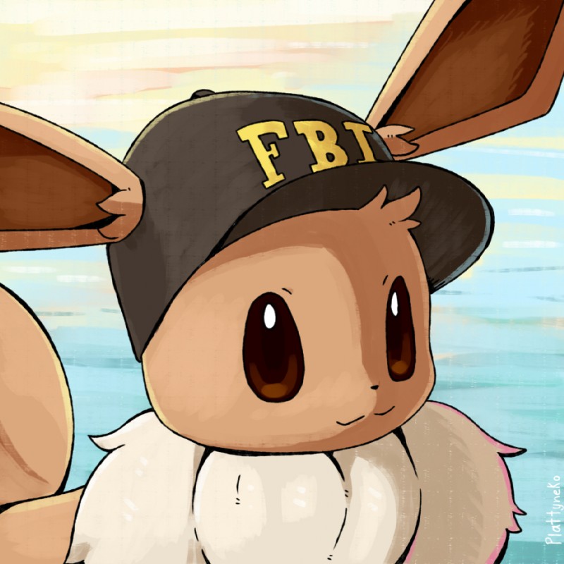 fbi eevee (nintendo and etc) created by plattyneko