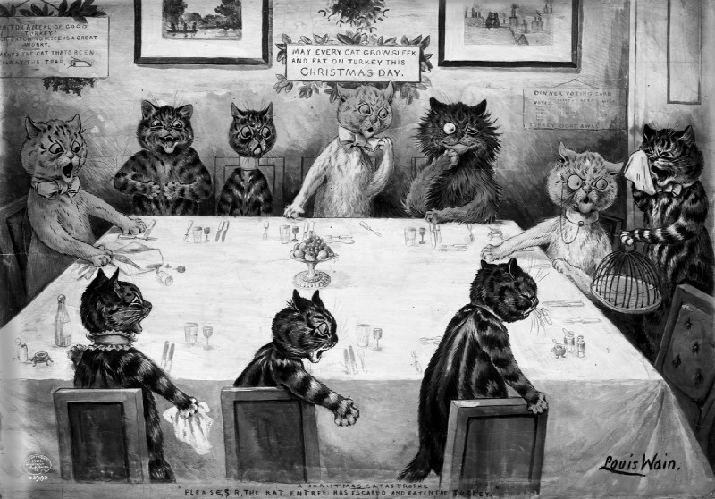 public domain and etc created by louis wain