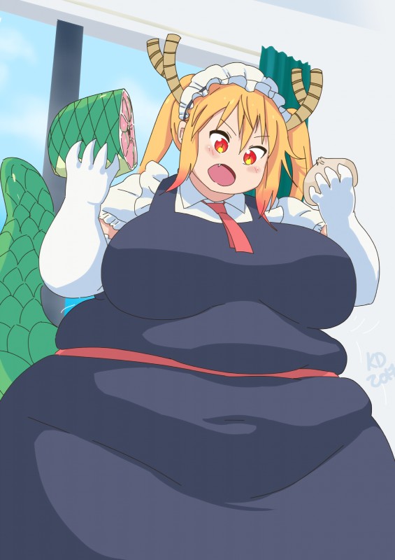 tohru (miss kobayashi's dragon maid and etc) created by thekdubs