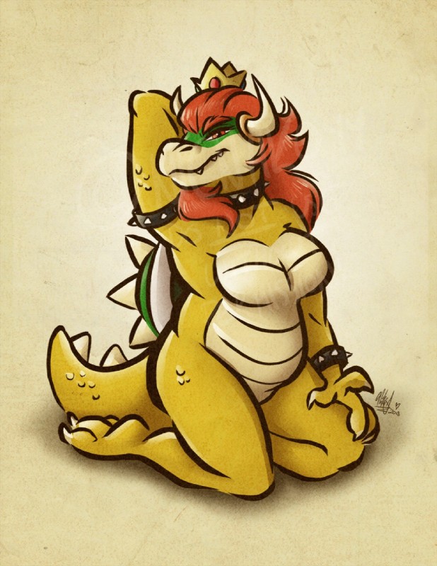 bowser (bowsette meme and etc) created by nicnak044