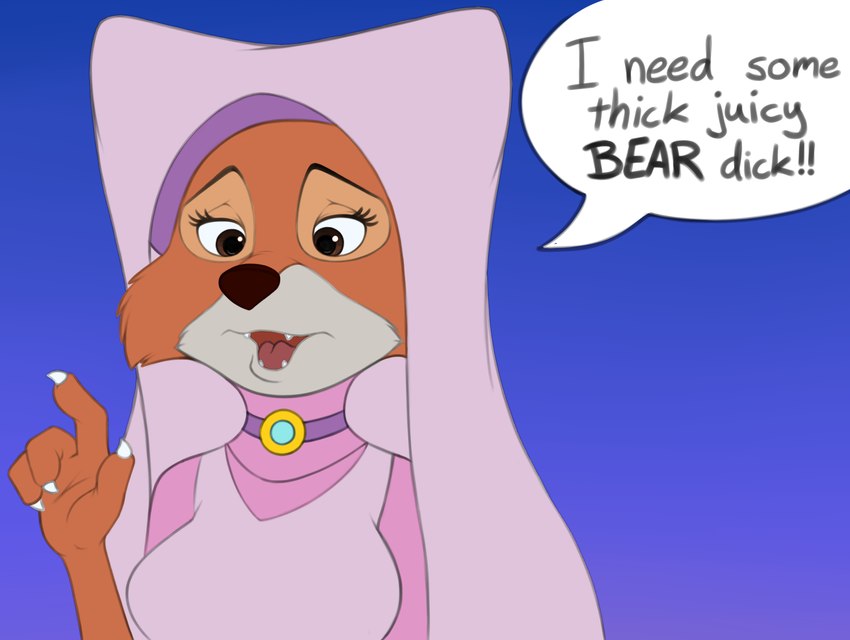 maid marian (robin hood (disney) and etc) created by billboi