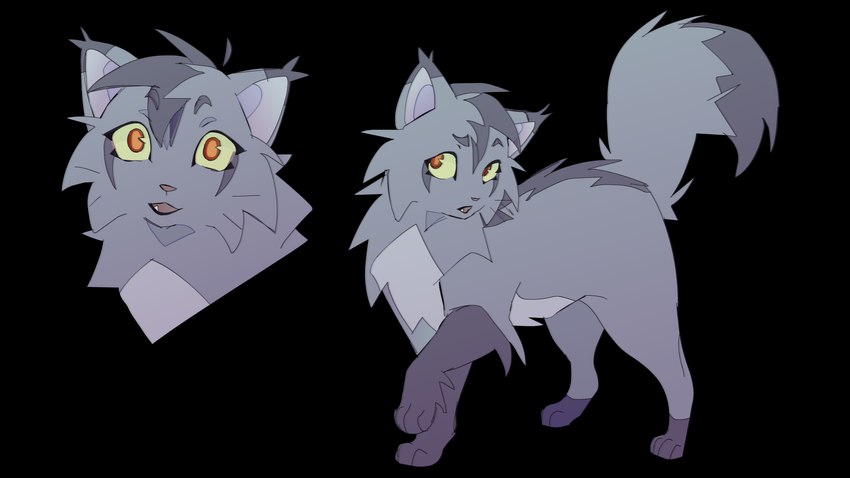 graystripe (warriors (book series)) created by meow286