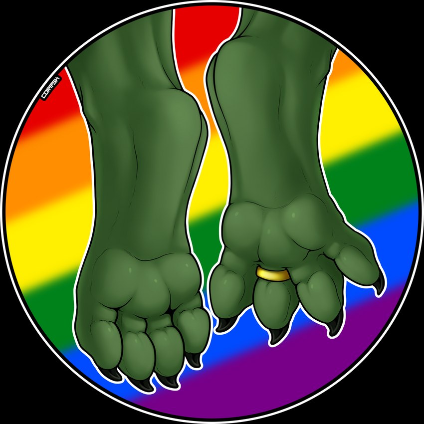 4_toes anthro claws digit_ring feet foot_focus jewelry lgbt_pride male paws pride_color_background pride_colors rainbow_pride_colors ring simple_background six-stripe_rainbow_pride_colors solo toe_claws toe_ring toes corrsk mythology dragon mammal mythological_creature mythological_scalie scalie 1:1 alpha_channel digital_media_(artwork) hi_res