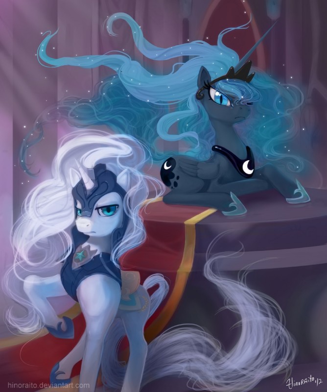princess luna and royal guard (friendship is magic and etc) created by hinoraito