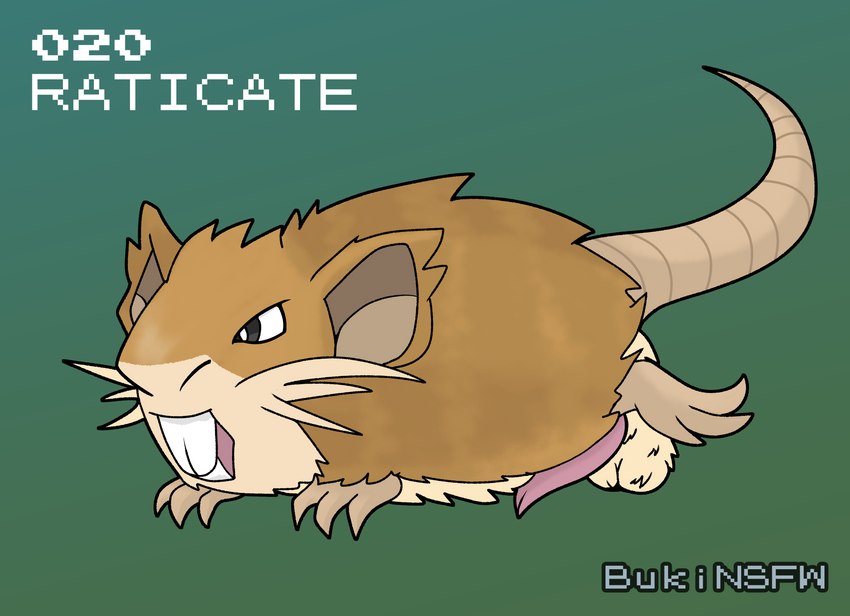 big_nose feral fluffy fur genitals male penis solo tail bukinsfw nintendo pokemon generation_1_pokemon mammal murid murine pokemon_(species) rat raticate rodent absurd_res hi_res