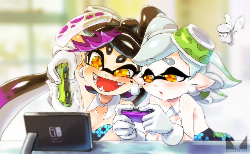 callie, marie, and squid sisters (nintendo switch and etc) created by chichi band