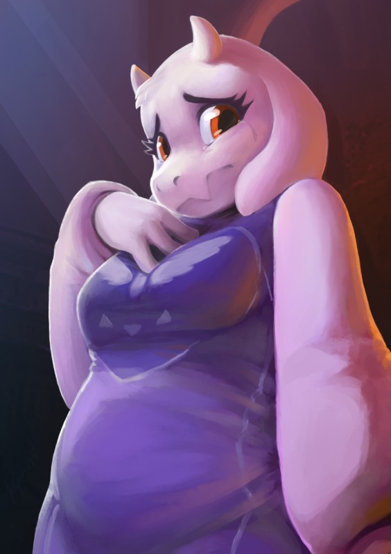 toriel (undertale (series) and etc) created by ajin