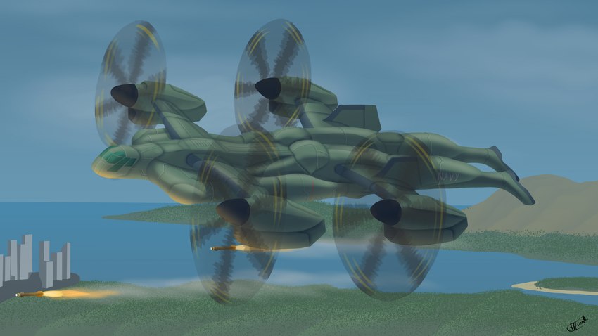 aircraft ambiguous_gender butt city flying forest machine mountain outside plant propeller sea sky solo tree vehicle vl-49_tarantula water affront nuclear_option_(game) aircraft_humanoid living_aircraft living_machine living_vehicle 16:9 hi_res signature widescreen