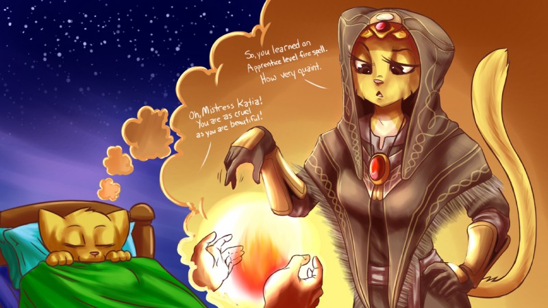 katia managan (prequel adventure and etc) created by plagueofgripes