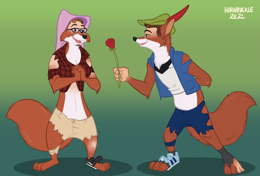 maid marian and robin hood (robin hood (disney) and etc) created by hornbuckle