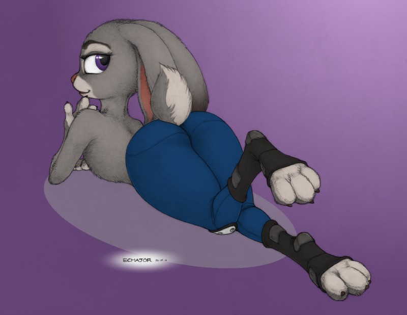 judy hopps (zootopia and etc) created by ecmajor, midnightcap, and third-party edit