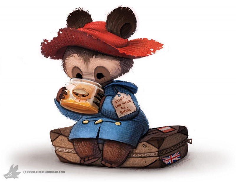 ambiguous_gender anthro beady_eyes black_eyes brown_body brown_fur clothed clothing container eating food fur hat headgear headwear jar licking marmalade_(food) simple_background solo suitcase tan_body tan_fur text tongue tongue_out union_jack white_background conditional_dnp piper_thibodeau paddington_and_company_limited paddington_bear bear mammal short-faced_bear spectacled_bear digital_media_(artwork) digital_painting_(artwork) english_text url