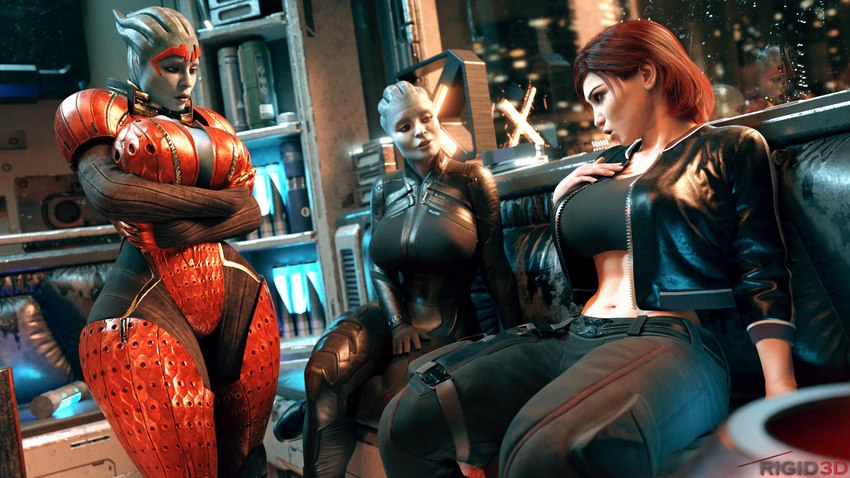 abs big_breasts breasts clothed clothing crop_top female fully_clothed group hair muscular muscular_female pseudo_hair red_hair shirt sitting thick_thighs topwear trio wide_hips rigid3d bioware electronic_arts mass_effect commander_shepard female_shepard morinth samara alien alien_humanoid asari human humanoid mammal 16:9 3d_(artwork) 4k absurd_res digital_media_(artwork) hi_res widescreen daughter_(lore) mother_(lore) mother_and_child_(lore) mother_and_daughter_(lore) parent_(lore) parent_and_child_(lore) parent_and_daughter_(lore)