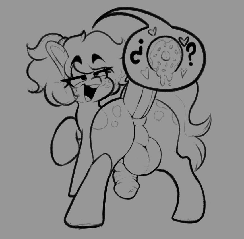 ahegao anal anal_penetration anus balls big_balls butt equine_anus feral genitals looking_pleasured male male/male penetration puffy_anus solo_focus onsti hasbro my_little_pony fan_character onsti_(character) earth_pony equid equine horse mammal pony digital_drawing_(artwork) digital_media_(artwork) monochrome sketch