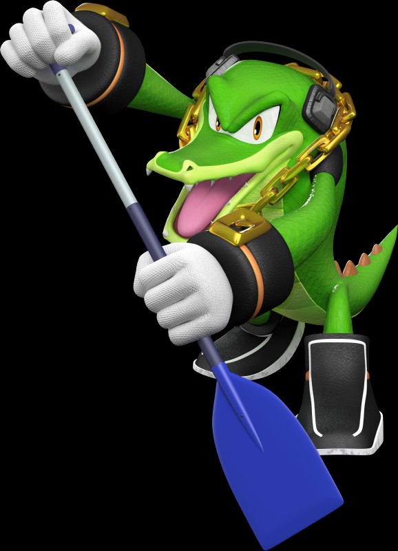 vector the crocodile (mario and sonic at the olympic games and etc) created by unknown artist