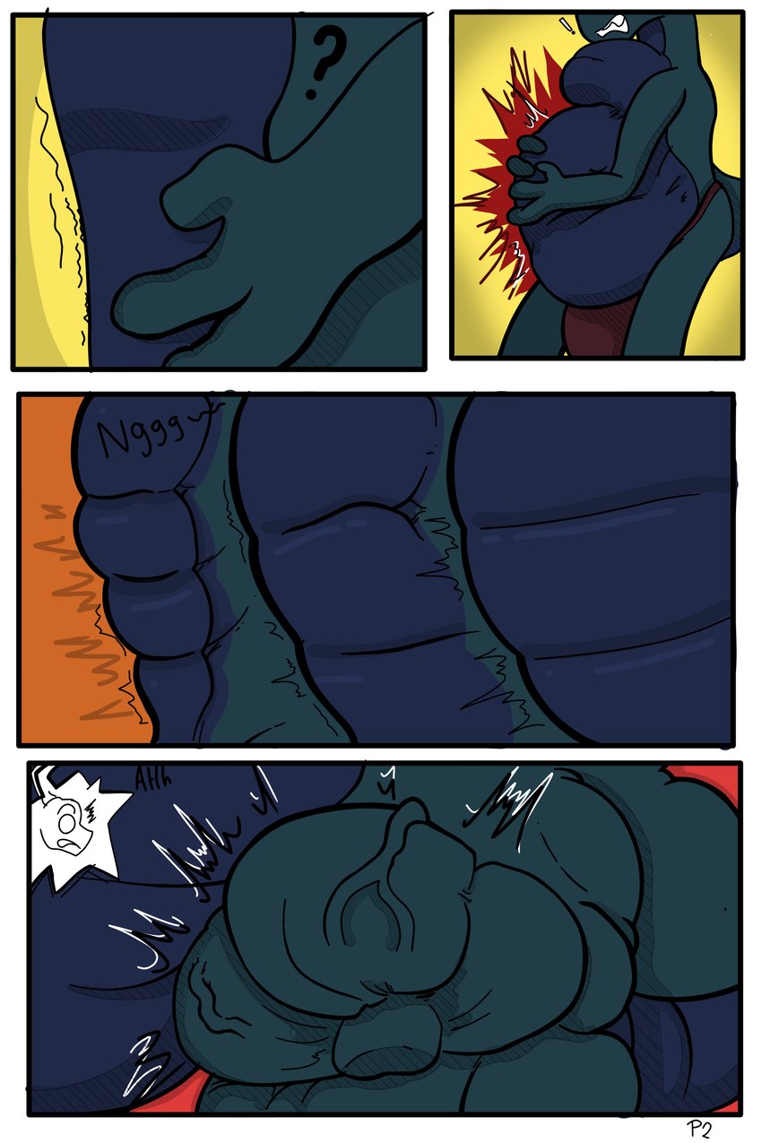 anthro belly belly_expansion expansion growth holding_stomach male muscle_growth muscular solo thick_thighs kogo mythology dragon mythological_creature mythological_scalie scalie 2:3 absurd_res comic hi_res