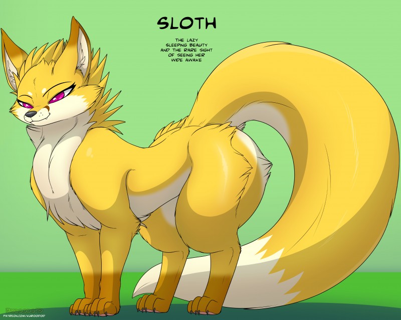 sloth created by kuroodod