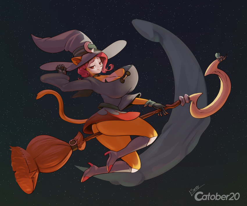 monique pussycat (little witch academia and etc) created by feliscede