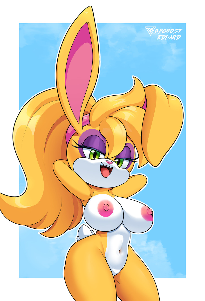 bunnie rabbot (sonic the hedgehog (series) and etc) created by byghosteduard