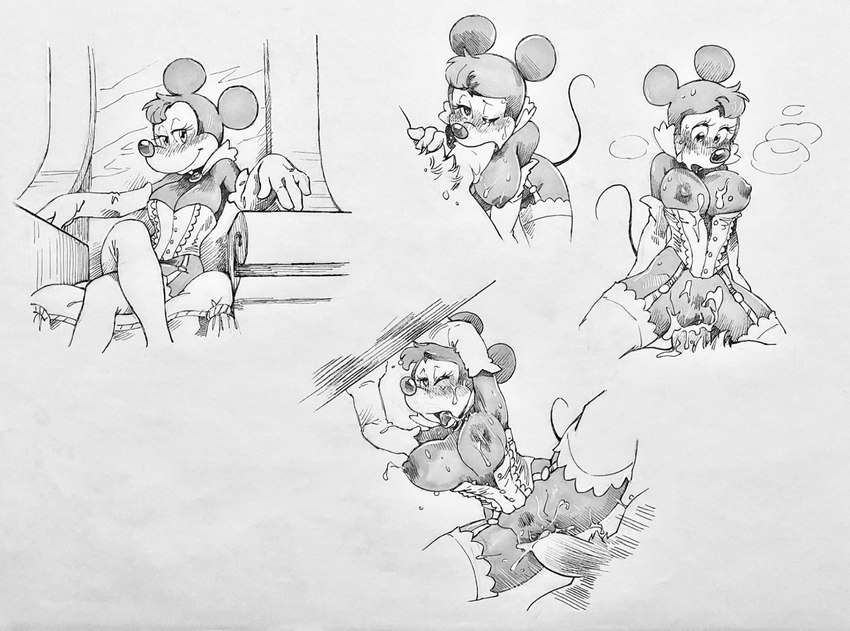 minnie mouse (the three musketeers (disney) and etc) created by twistedterra