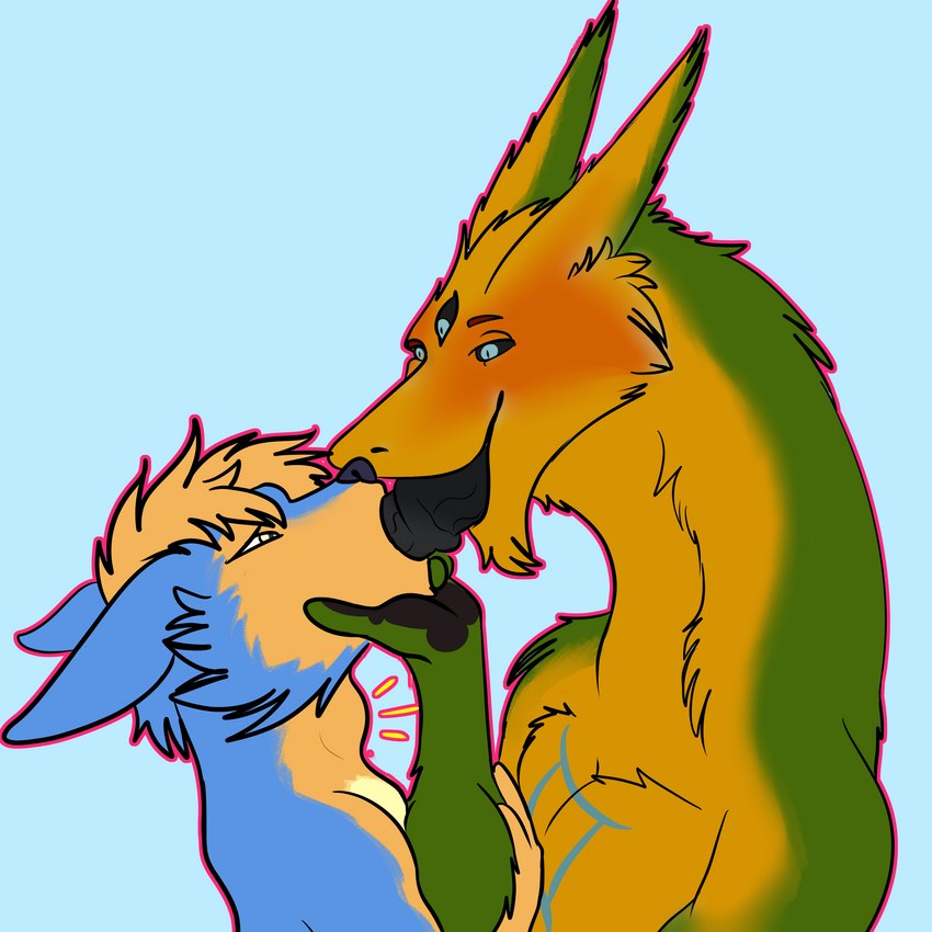 ame and gemini the sergal created by kyain