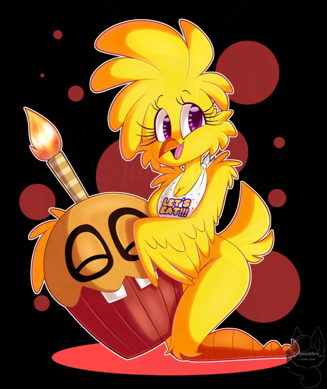 chica and cupcake (five nights at freddy's and etc) created by amanddica