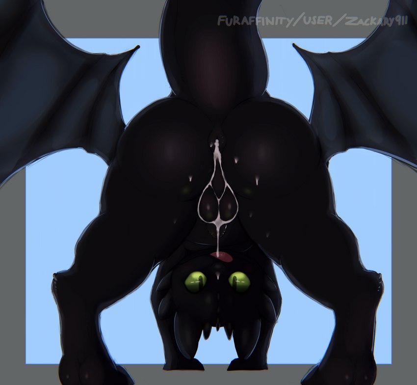 toothless (how to train your dragon and etc) created by zackary911
