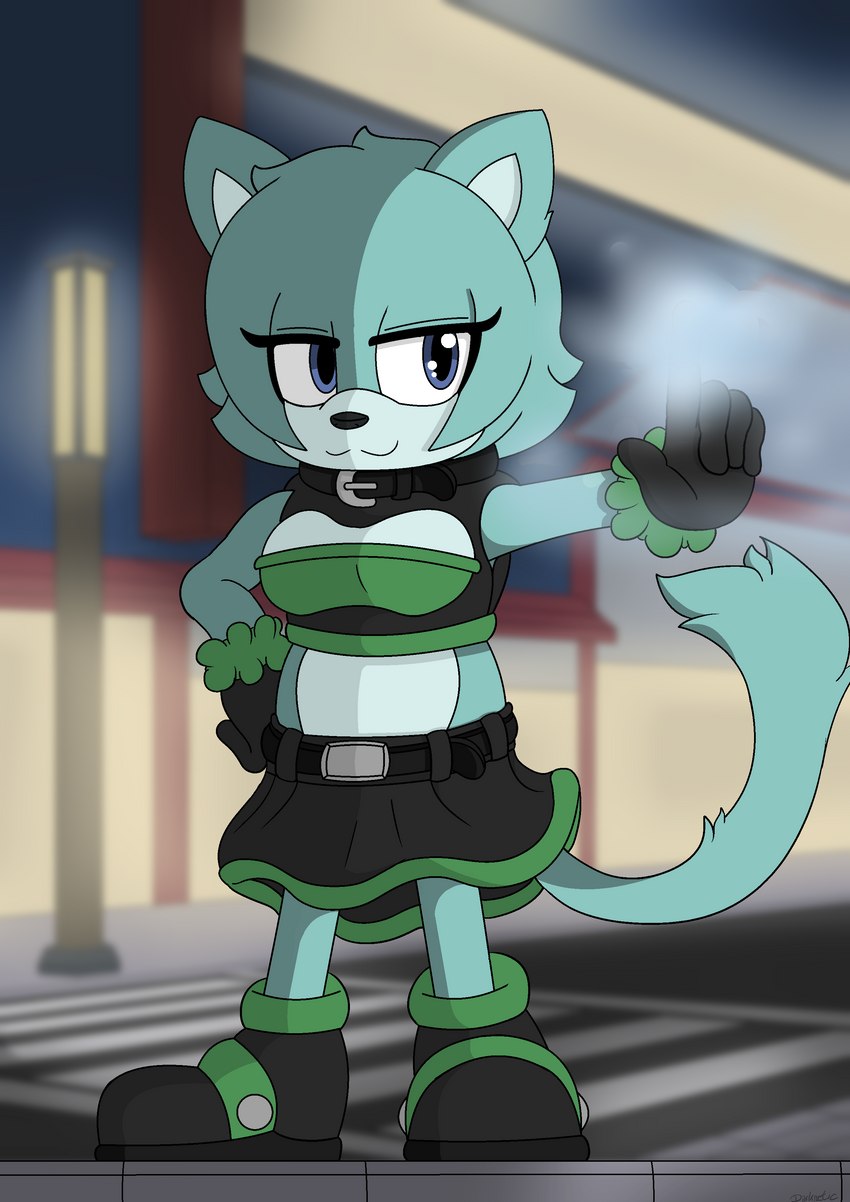 darya the cat and fan character (sonic the hedgehog (series) and etc) created by darknetic