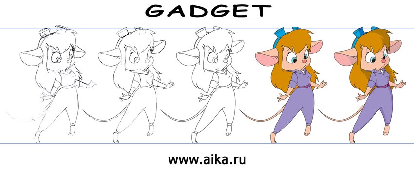 gadget hackwrench (chip 'n dale rescue rangers and etc) created by ruslan m