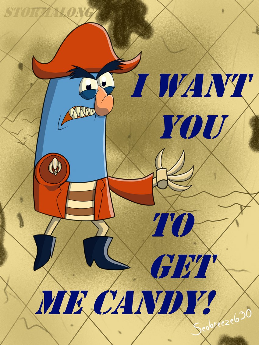 captain k'nuckles (the marvelous misadventures of flapjack and etc) created by seabreeze629