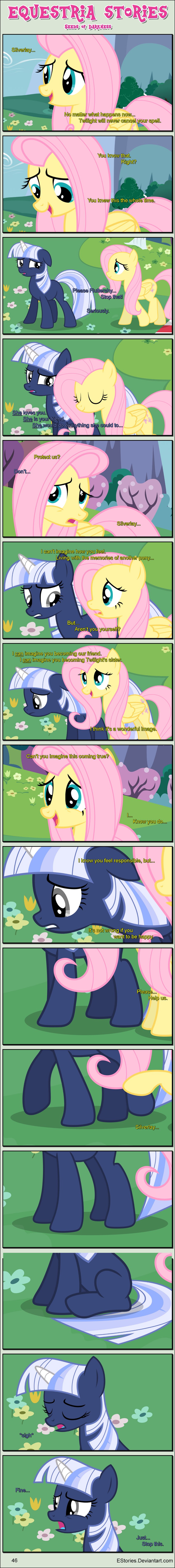 fluttershy and silverlay (friendship is magic and etc) created by estories